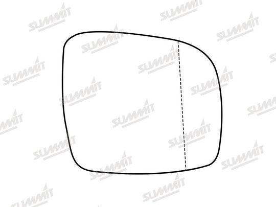 Summit Stick-On Aspheric Mirror Glass fits Chrysler Grand Voyager 07 to 17 RHS - Summit - My Roof Bars