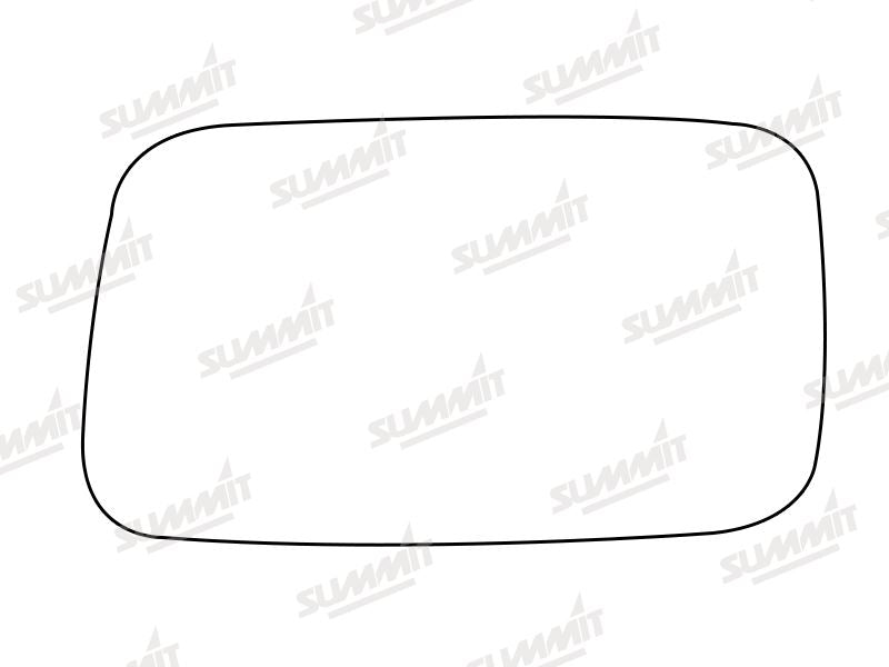 Summit Stick-On Standard Mirror Glass fits Fiat Cinquecento LHS - Summit - My Roof Bars