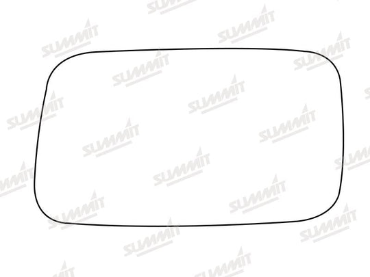 Summit Stick-On Standard Mirror Glass fits Fiat Cinquecento LHS - Summit - My Roof Bars