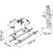 Fiamma Carry Bike Pro C Blue RV Bike Carrier with Easy Installation - Fiamma - My Roof Bars
