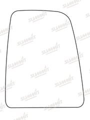 Summit Non-Heated Base Plate With Commercial Mirror Glass fits Ford Transit 14 to 16 RHS - Summit - My Roof Bars
