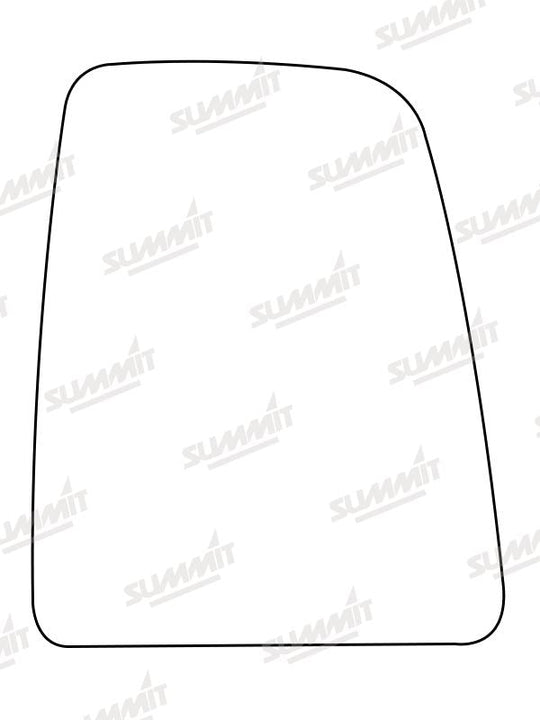 Summit Non-Heated Base Plate With Commercial Mirror Glass fits Ford Transit 14 to 16 RHS - Summit - My Roof Bars