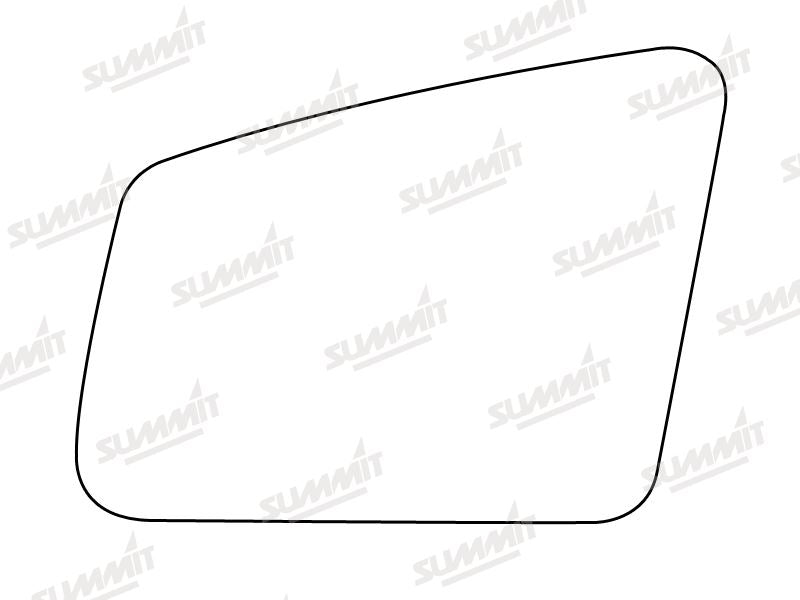 Summit Stick-On Aspheric Mirror Glass fits Mercedes A Class, B Class GLK 11 on LHS - Summit - My Roof Bars