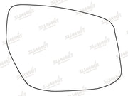 Summit Stick-On Standard Mirror Glass fits Nissan Pulsar 14 on LHS - Summit - My Roof Bars