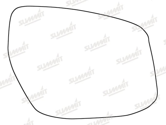 Summit Stick-On Standard Mirror Glass fits Nissan Pulsar 14 on LHS - Summit - My Roof Bars