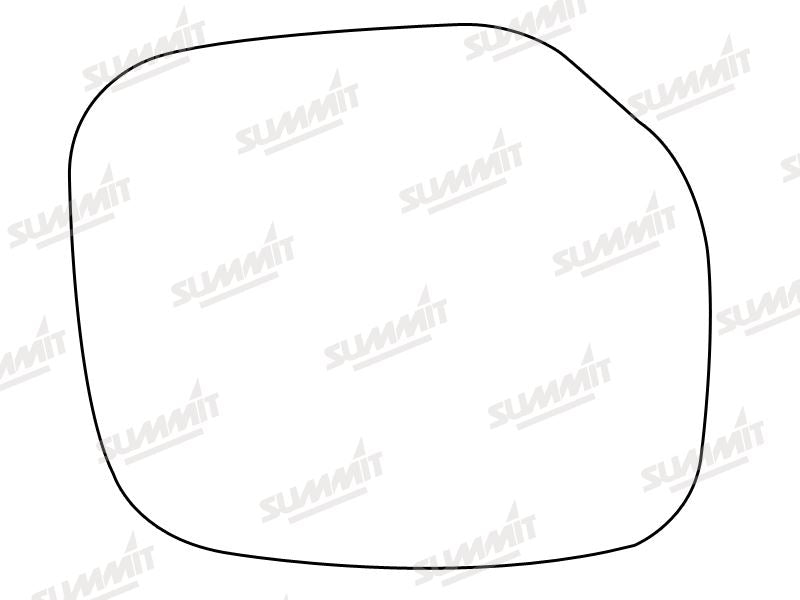 Summit Non-Heated Base Plate With Standard Mirror Glass fits Citroen Berlingo 97 on LHS - Summit - My Roof Bars