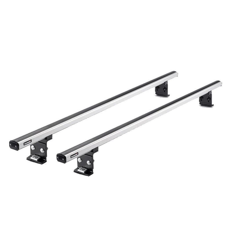 Summit Commercial 2 x Aluminium Fixed Point Roof Bars Rack 1.25m SULC-009