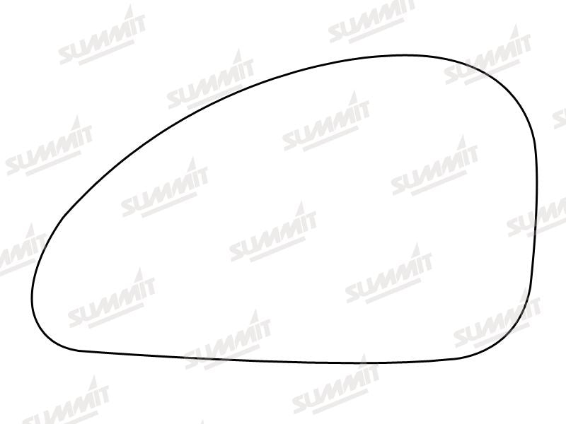 Summit Stick-On Standard Mirror Glass fits Ford Cougar LHS - Summit - My Roof Bars