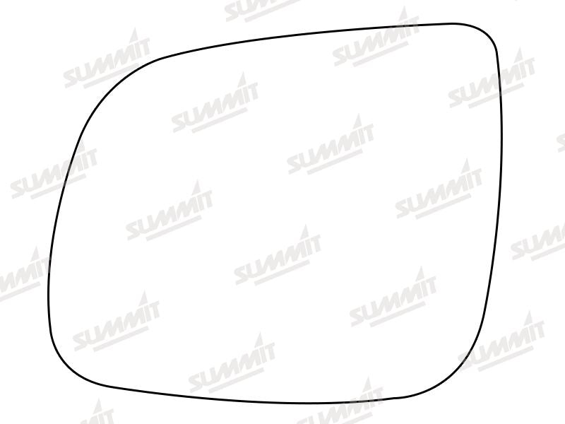 Summit Stick-On Standard Mirror Glass fits VW Touran, Audi Q5 & Q7 LHS - Summit - My Roof Bars