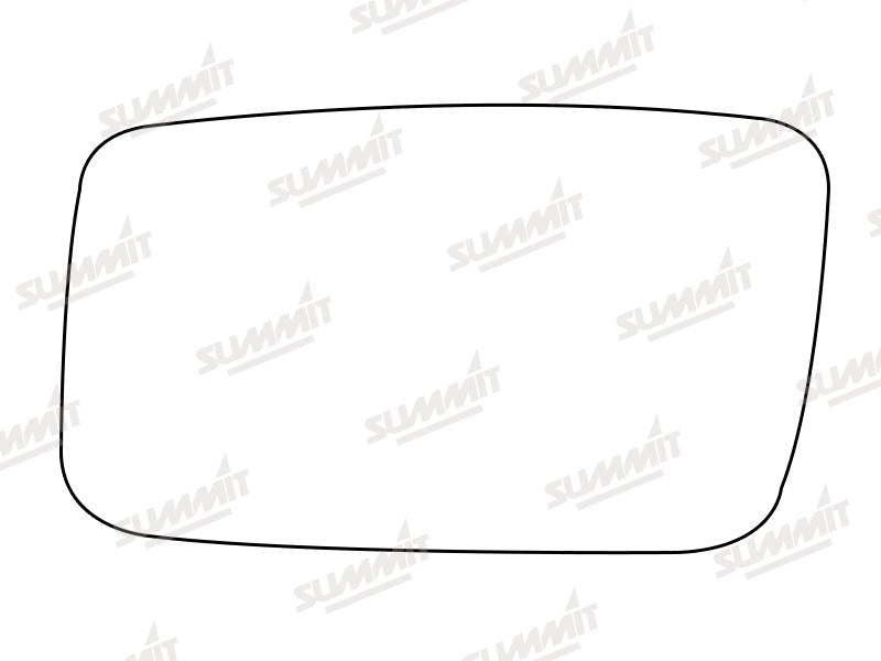 Summit Stick-On Anti Dazzle Mirror Glass fits Ford Sierra LHS - Summit - My Roof Bars