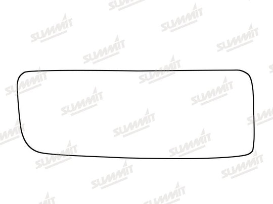 Summit Stick-On Commercial Lower Blind-Spot Mirror Glass fits Volkswagen Crafter 06 on LHS - Summit - My Roof Bars