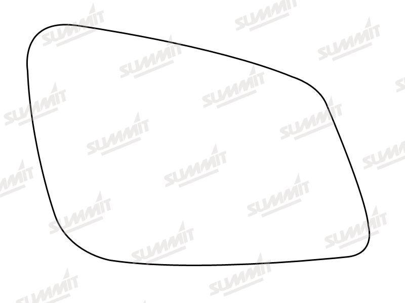 Summit Stick-On Standard Mirror Glass fits BMW 5 Series 10 on RHS - Summit - My Roof Bars