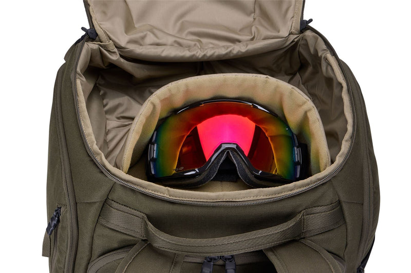 Thule RoundTrip Snowboard and ski boot backpack 60L deep khaki