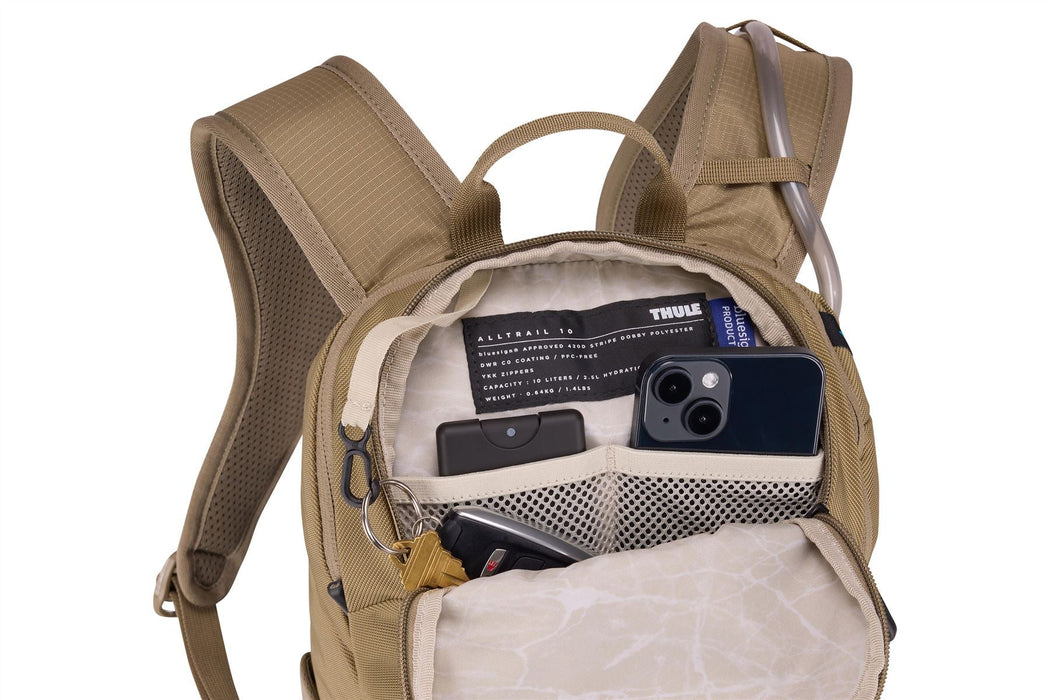 Thule AllTrail hydration pack 10L Faded Khaki tan - Thule - My Roof Bars