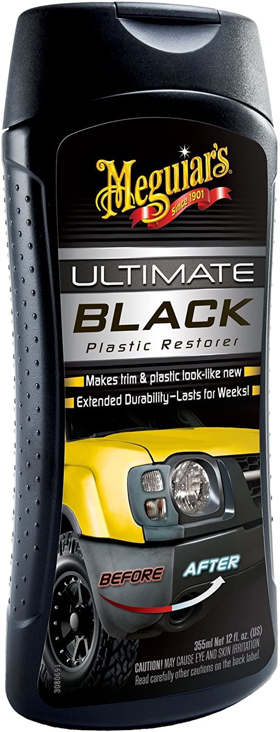 2x Meguiar's G15812EU Ultimate Black Plastic Restorer 355ml - Meguiar's - My Roof Bars