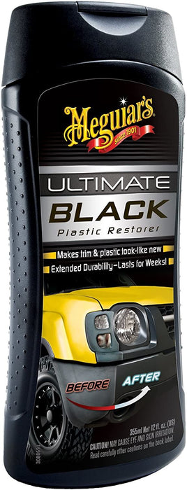 2x Meguiar's G15812EU Ultimate Black Plastic Restorer 355ml - Meguiar's - My Roof Bars