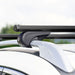 Roof Bars Rack Aluminium Black fits Volkswagen Taigo 2022- For Raised Rails - Summit - My Roof Bars