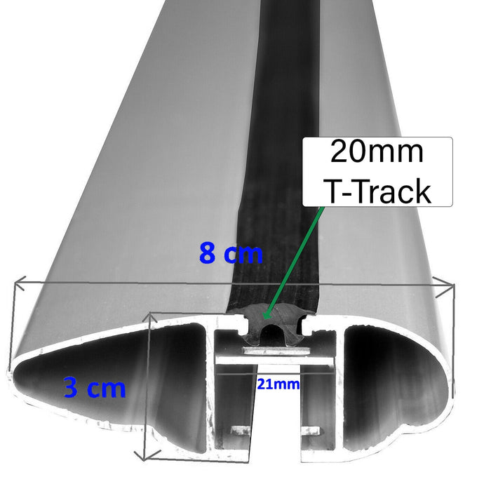 Thule WingBar Edge Roof Bars Aluminum fits Mitsubishi Triton Double Cab 2015-2023 4 doors with Fixed Points - Thule - My Roof Bars