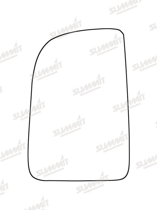 Summit Stick-On Commercial Mirror Glass fits Mercedes Sprinter 18 on LHS (Suitable for short arm mirrors) - Summit - My Roof Bars