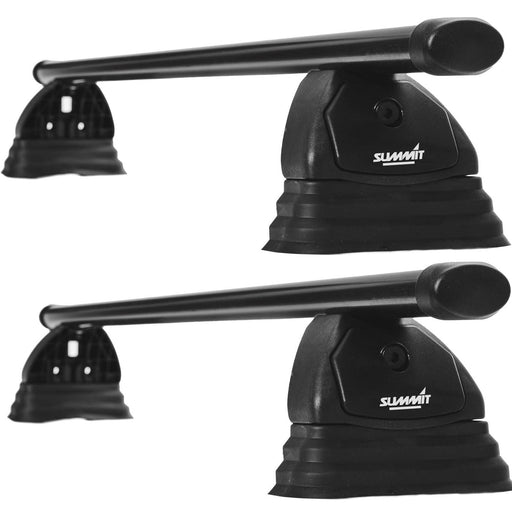 SUP-026 Premium Multi Fit Roof Bars, Black Steel, Set of 2 - Summit - My Roof Bars