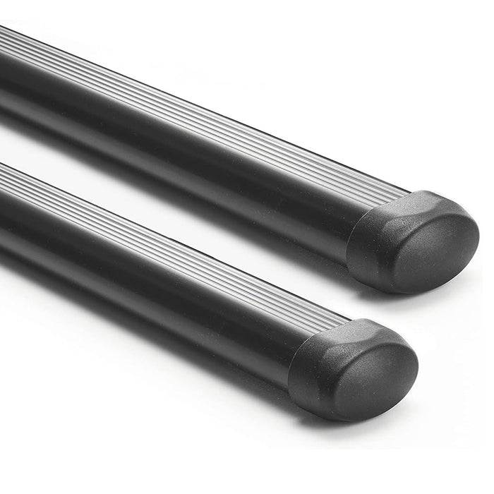 SUP-076 Premium Multi Fit Roof Bars, Black Steel, Set of 2 - Summit - My Roof Bars
