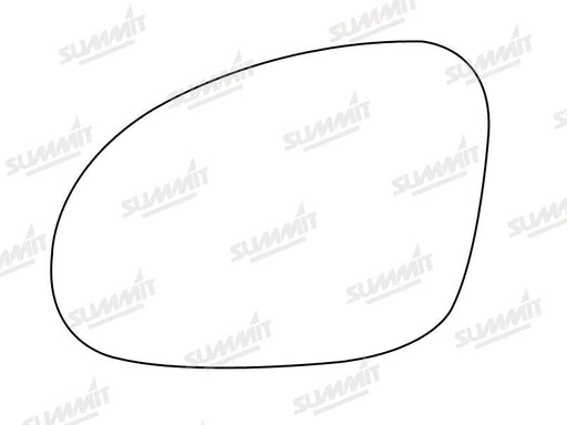 Summit Heated Base Plate With Standard Mirror Glass fits VW Golf/Passat LHS - Summit - My Roof Bars