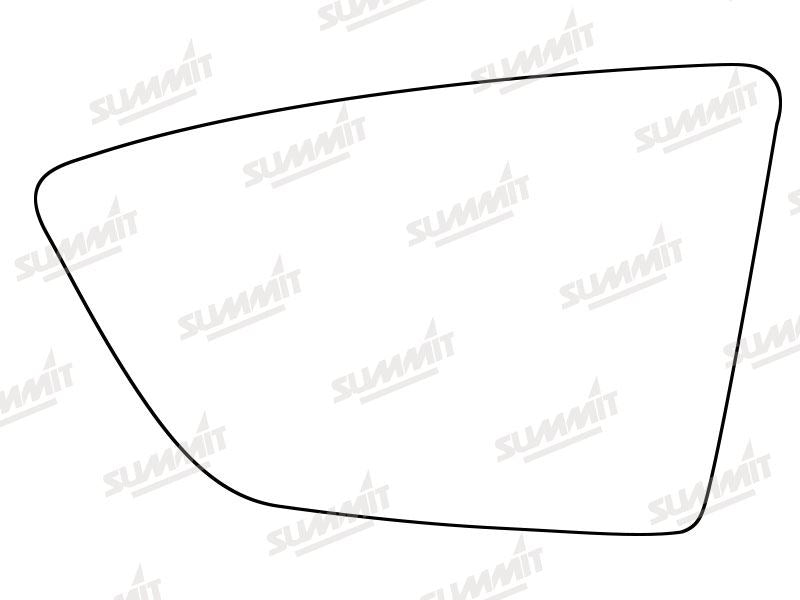 Summit Heated Base Plate With Standard Mirror Glass fits Seat Leon 12 on LHS - Summit - My Roof Bars