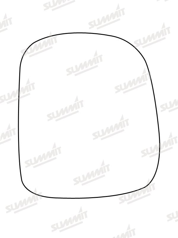 Summit Stick-On Standard Mirror Glass fits Nissan Serena LHS - Summit - My Roof Bars