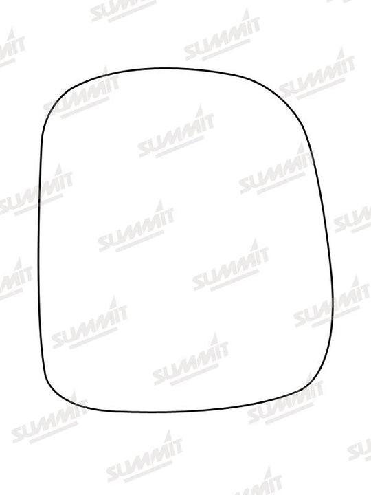 Summit Stick-On Standard Mirror Glass fits Nissan Serena LHS - Summit - My Roof Bars