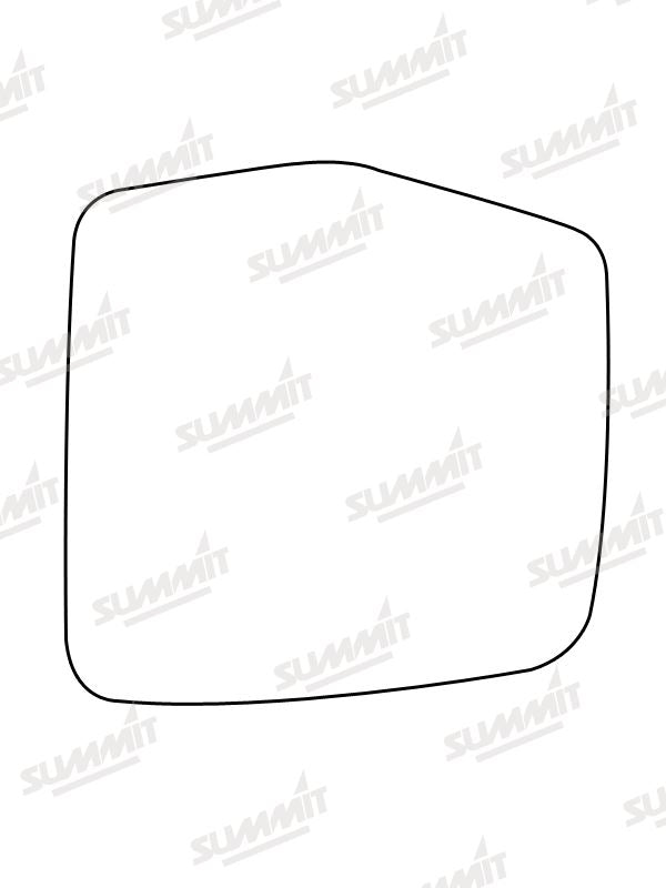 Summit Non-Heated Base Plate With Standard Mirror Glass fits Citroen Jumpy RHS - Summit - My Roof Bars
