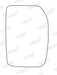 Summit Stick-On Commercial Mirror Glass fits Ford Transit Mk6 RHS - Summit - My Roof Bars