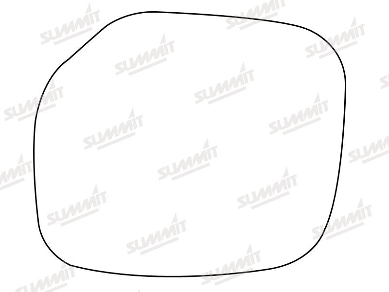 Summit Heated Base Plate With Standard Mirror Glass fits Citroen Berlingo 97 on RHS - Summit - My Roof Bars