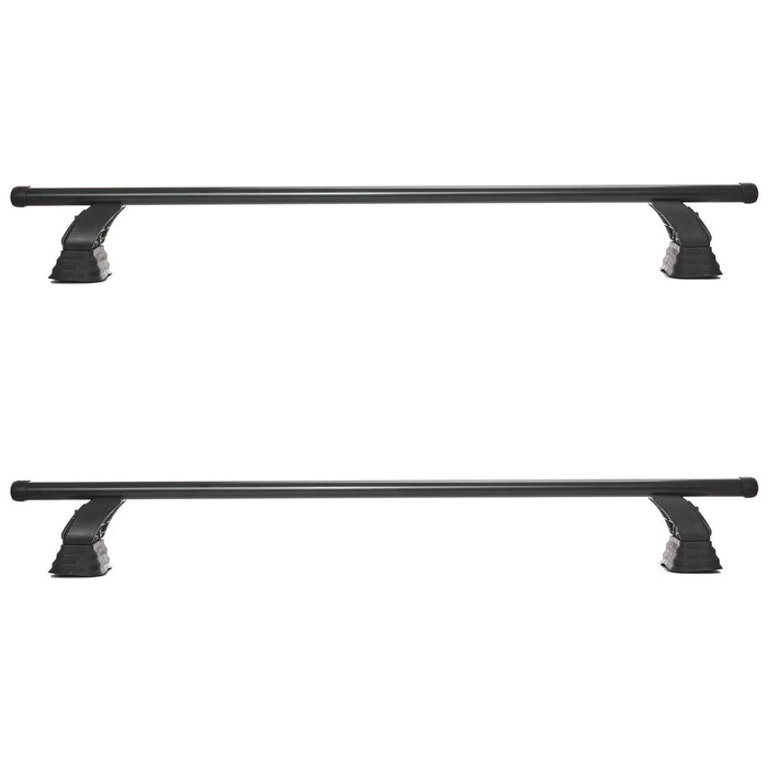 SUP-091 Premium Multi Fit Roof Bars, Black Steel, Set of 2 - Summit - My Roof Bars