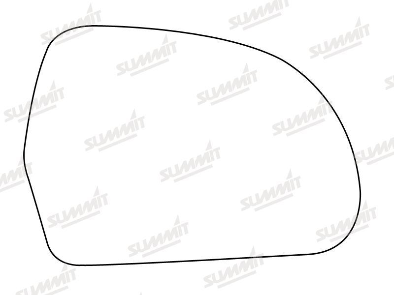 Summit Stick-On Standard Mirror Glass fits Audi A3, A4, A5, A6 Skoda Octavia RHS - Summit - My Roof Bars