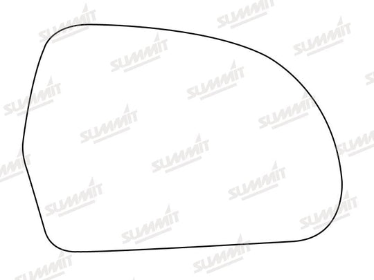 Summit Stick-On Standard Mirror Glass fits Audi A3, A4, A5, A6 Skoda Octavia RHS - Summit - My Roof Bars