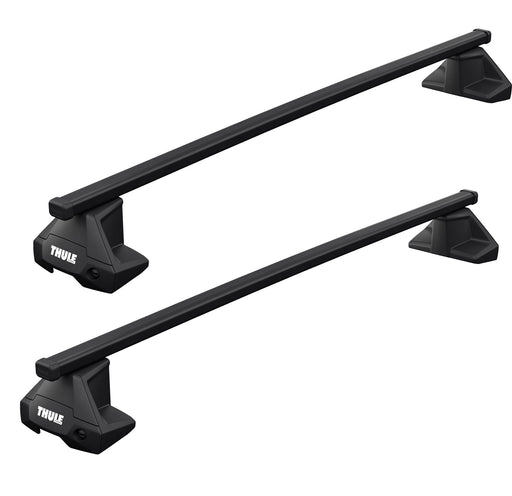 Thule SquareBar Evo Roof Bars Black fits BMW X2 2024- 5-dr Flush Rails - Thule - My Roof Bars