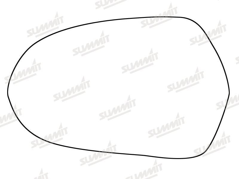 Summit Stick-On Standard Mirror Glass fits Audi A6 12 on LHS - Summit - My Roof Bars