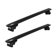 Thule WingBar Evo Roof Bars Black fits Skoda Yeti 2017- 5 doors with Raised Rails - Thule - My Roof Bars