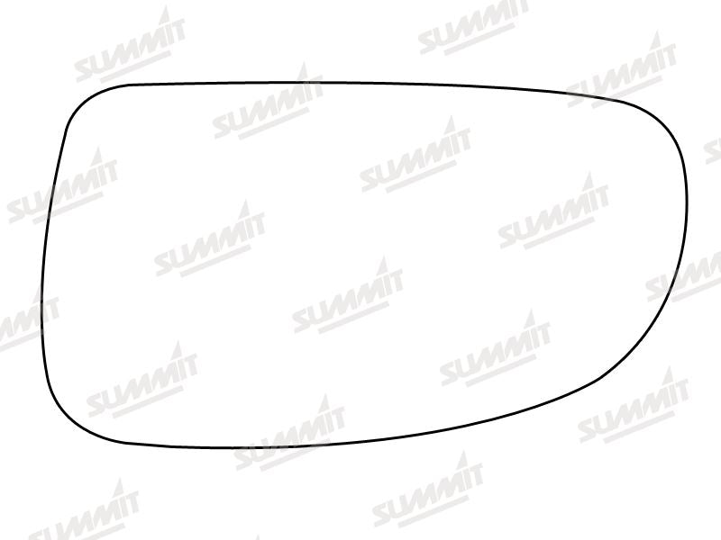 Summit Stick-On Standard Mirror Glass fits Daewoo Leganza LHS - Summit - My Roof Bars