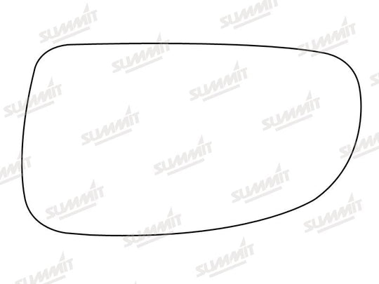Summit Stick-On Standard Mirror Glass fits Daewoo Leganza LHS - Summit - My Roof Bars