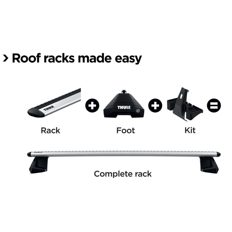 Thule ProBar Evo Roof Bars Aluminum fits Toyota Camry 2025- 4 doors with Normal Roof - Thule - My Roof Bars