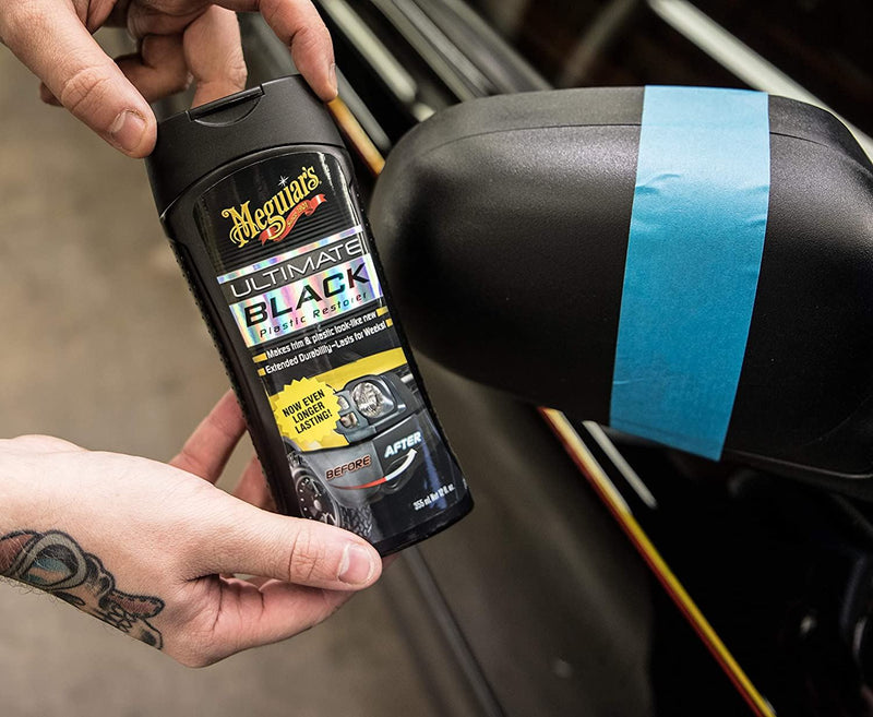 2x Meguiar's G15812EU Ultimate Black Plastic Restorer 355ml - Meguiar's - My Roof Bars