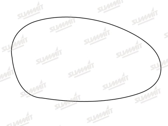 Summit Stick-On Anti Dazzle Mirror Glass fits BMW 1 3 Series 05 on RHS - Summit - My Roof Bars