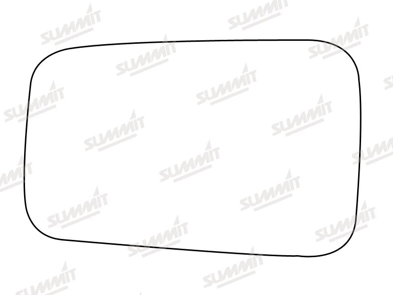 Summit Stick-On Standard Mirror Glass fits Renault 18 83 on LHS - Summit - My Roof Bars