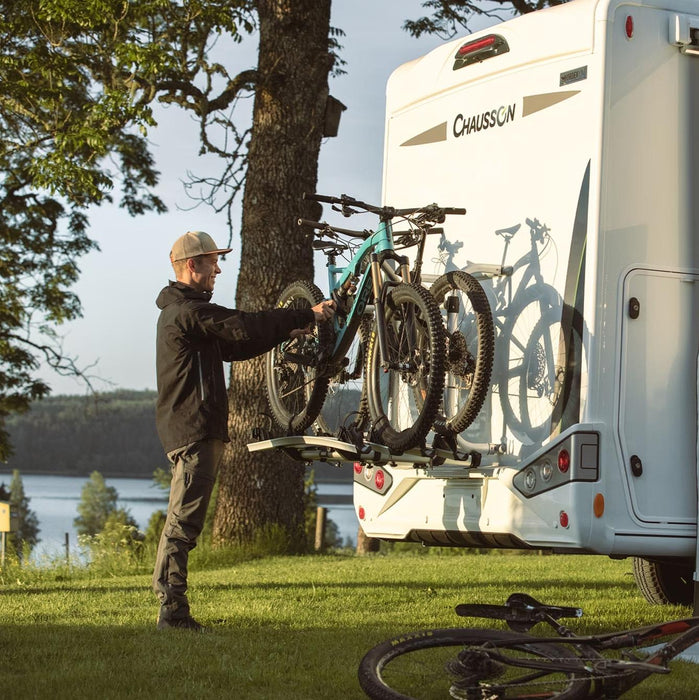 Thule Elite G2 Standard Motorhome and Caravan 2 Bicycle Bike Rack Anodised Gray - Thule - My Roof Bars