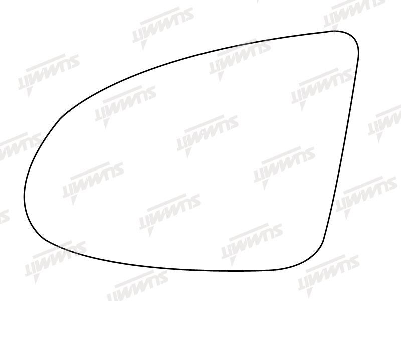 Summit Stick-On Standard Mirror Glass fits Audi A2 LHS - Summit - My Roof Bars