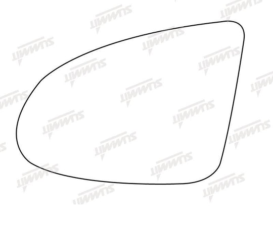 Summit Stick-On Standard Mirror Glass fits Audi A2 LHS - Summit - My Roof Bars