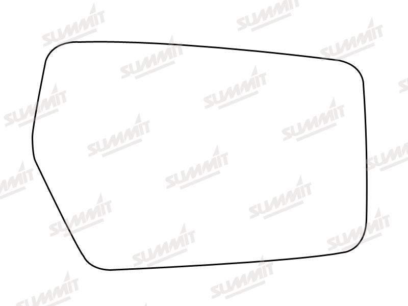 Summit Stick-On Standard Mirror Glass fits Skoda Favourit LHS - Summit - My Roof Bars