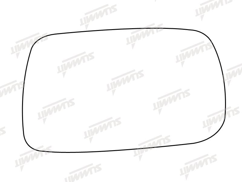 Summit Stick-On Standard Mirror Glass fits Toyota Yaris RHS - Summit - My Roof Bars