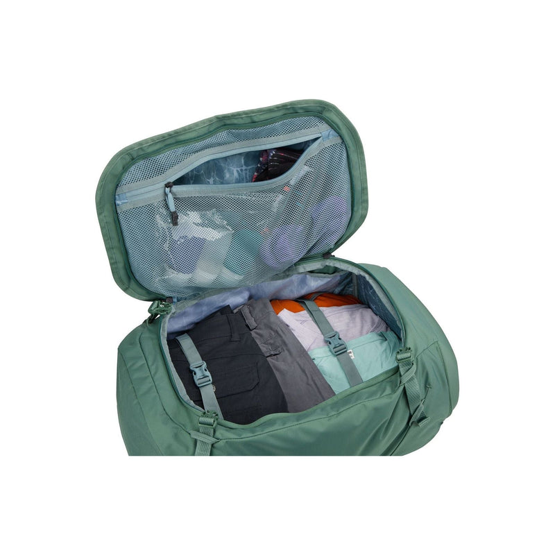 Thule Landmark 60L Women's travel pack  – With Removable 20L Daypack, hazy green